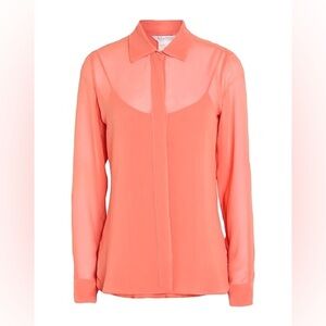 MaxMara Coral Button Down Shirt